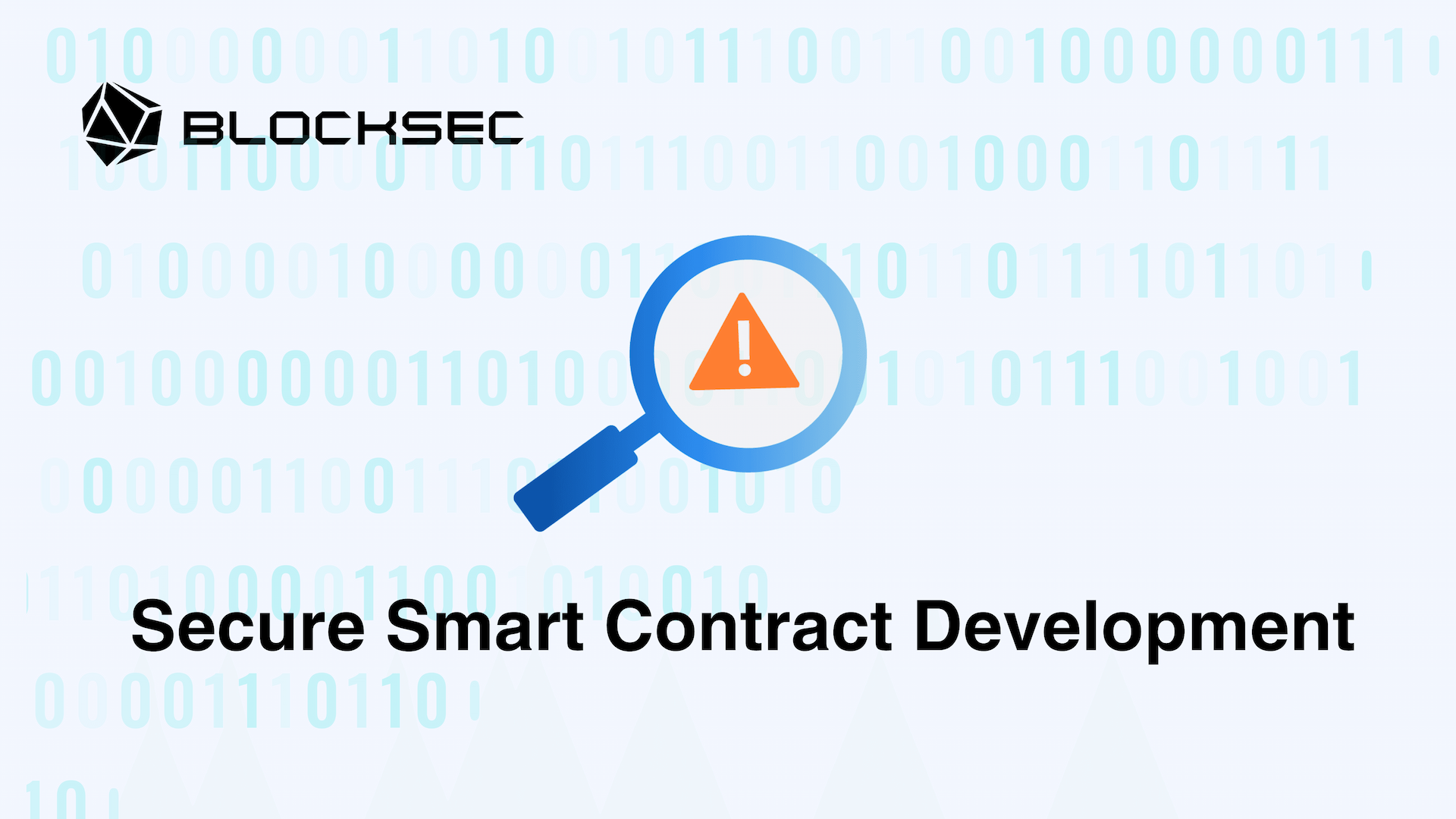 Lead in: Secure Smart Contract Development