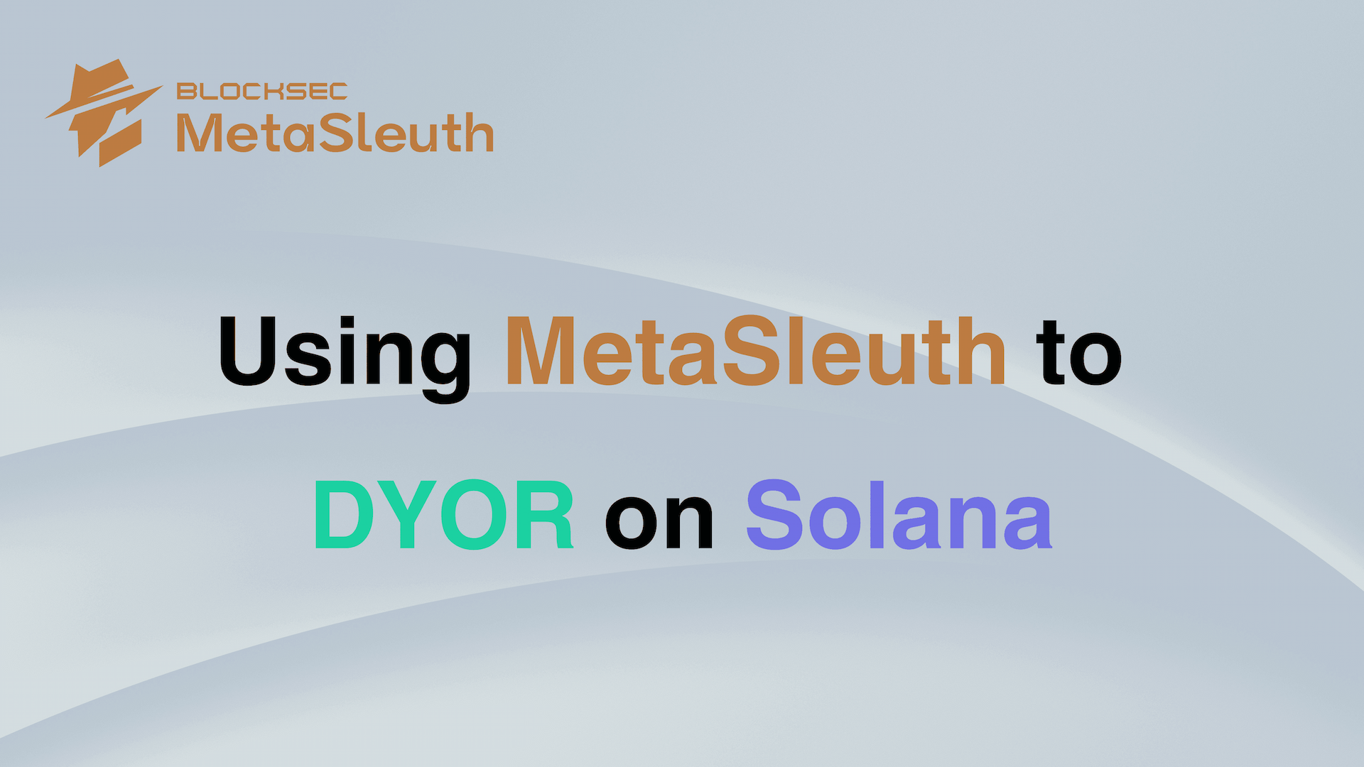 How to DYOR for Investing in Solana Ecosystem Tokens with  Crypto Tracker MetaSleuth
